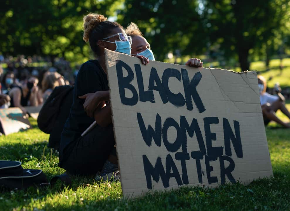 A march in honor of Breonna Taylor.
