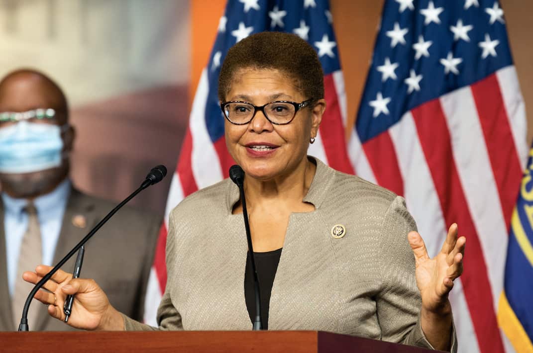 Karen Bass in Washington, DC.