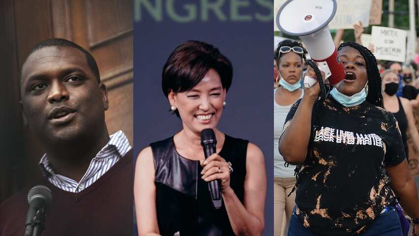 Mondaire Jones, Young Kim and Cori Bush are all vying for seats in the 117th US Congress.