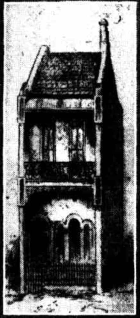 An image of the murder house in 1953.