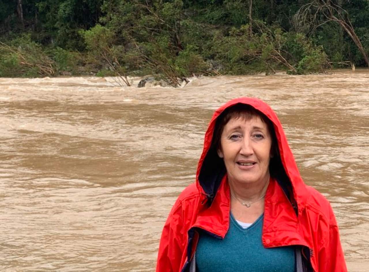 Sophie Love's house on the Mid-North Coast has been cut off from the outside world.