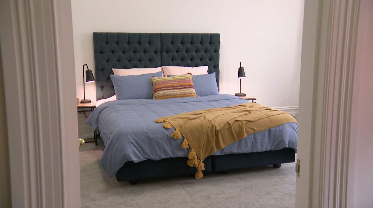 A bedroom at the Gardenhouse facility