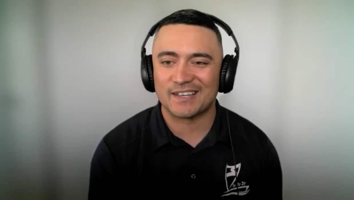 Youth worker Tyson Tuala from the Maori-Pasifika community space in Melbourne.