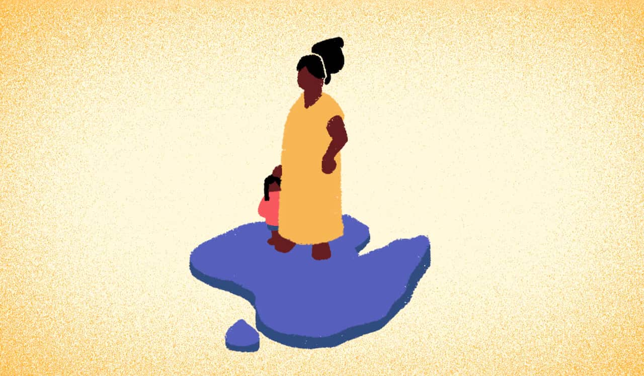 Sarah hopes to build a life in Australia.