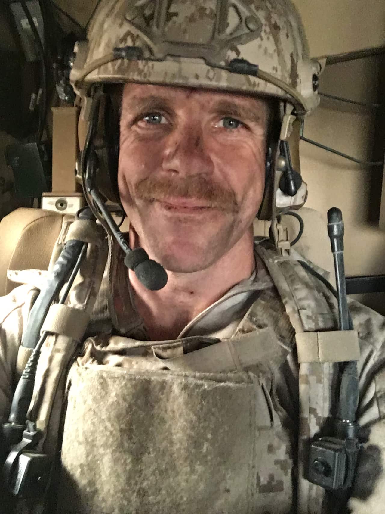 Special Operations Chief Edward Gallagher, pictured during his 2017 deployment.
