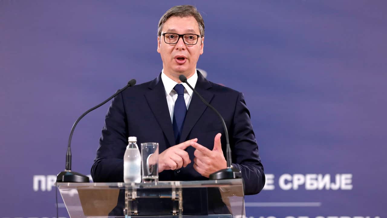 Serbian President Aleksandar Vucic.