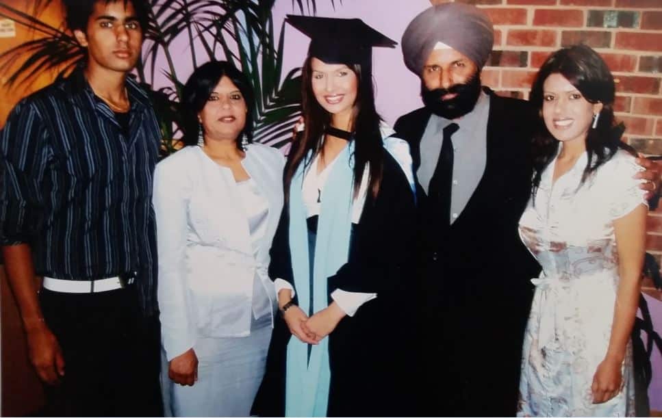 Sharon Johal graduated with a law degree from Adelaide University.