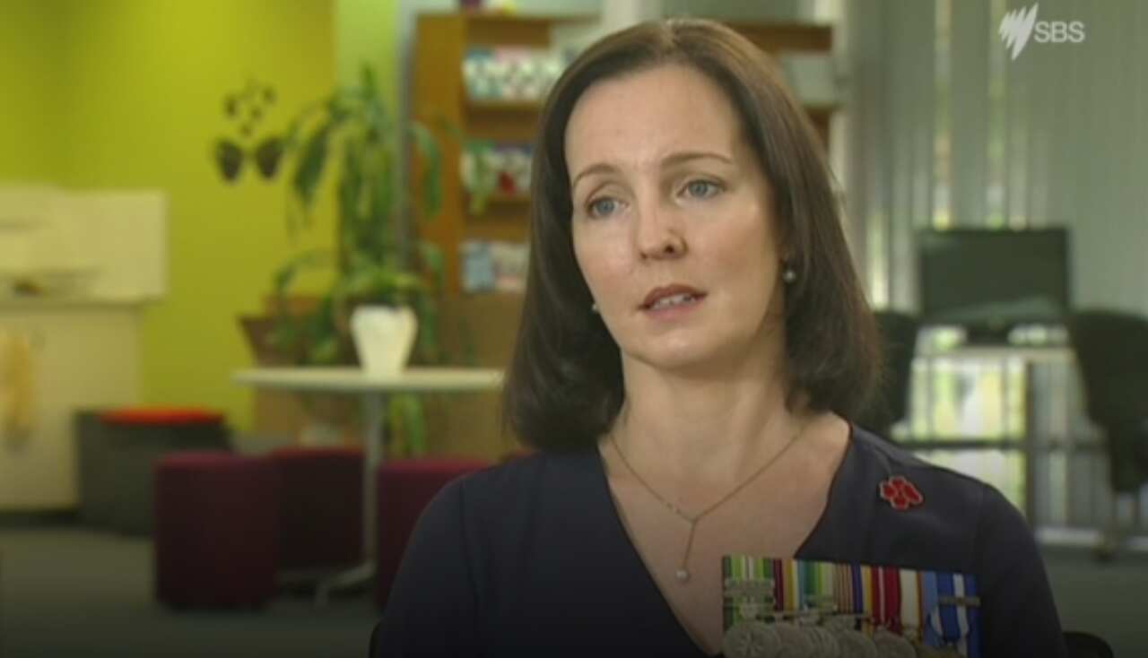 Retired RAAF nurse Sharon Bown (SBS)