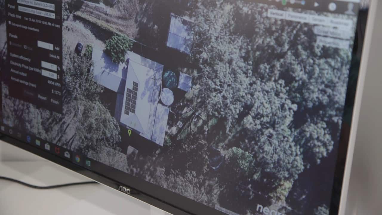 Shinehub's program for panel design considers shading issues from trees