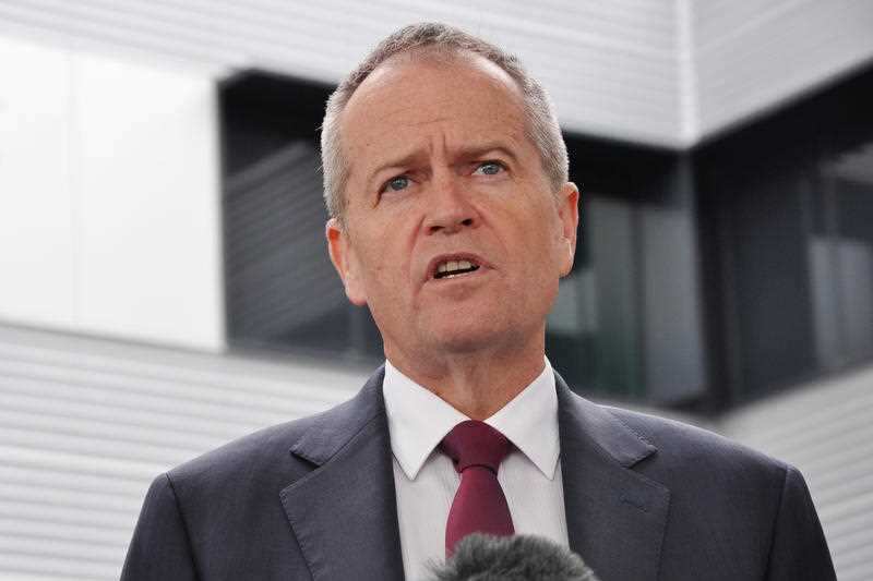 Bill Shorten has taken aim at Home Affairs Minister Peter Dutton.
