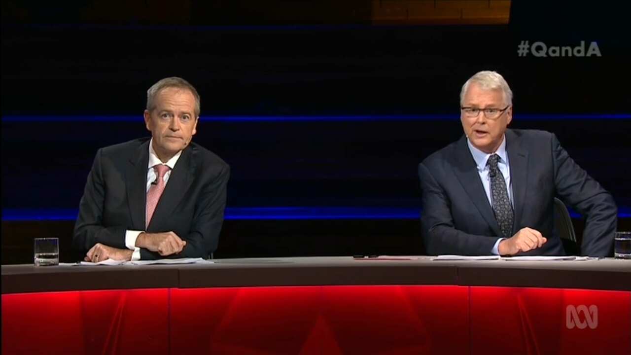 Bill Shorten appeared on Q&A with less than two weeks to go before the May 18 election. 