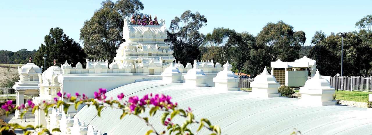 The Shri Shiva Mandir temple in Minto, Sydney. 