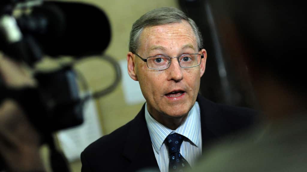 Simon Palfreeman said his son's resilience had inspired him. 