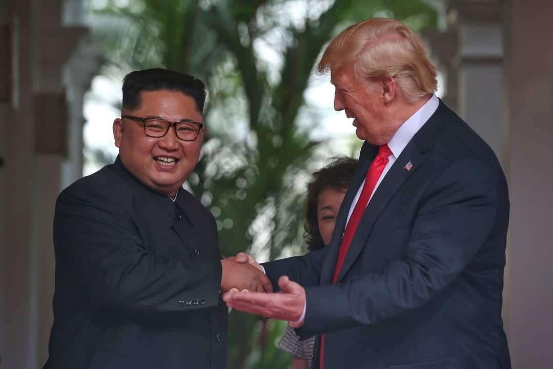 US President Donald Trump and North Korean leader Kim Jong Un