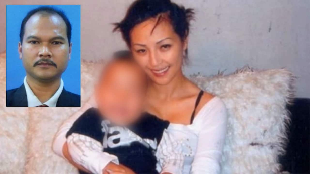 Sirul Azhar Umar (left) was found guilty of murdering Mongolian model Altantuya Shaariibuu (right)