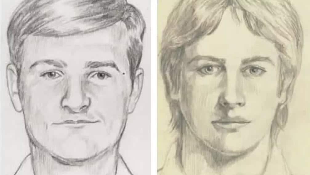Police sketches of the Golden State Killer.
