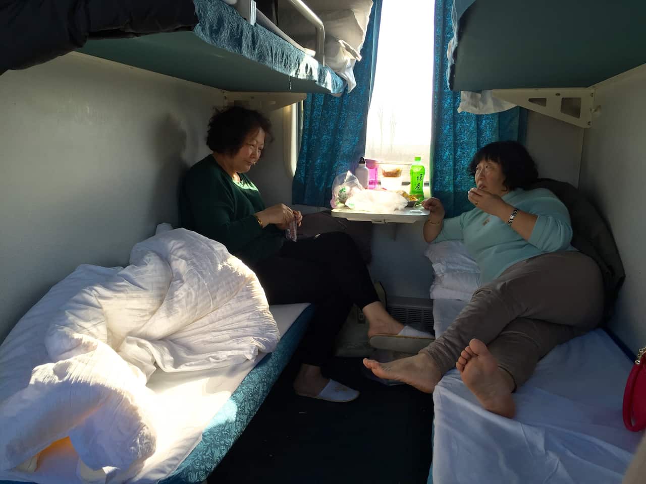 A sleeper train