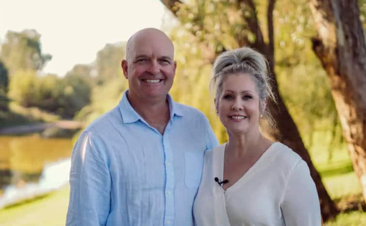 Mat and Krissy Smith owners of Lazy River Estate.