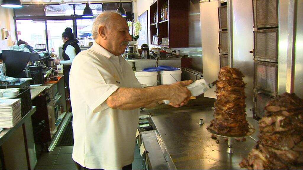 George Staurinos runs the family cafe Yefsi