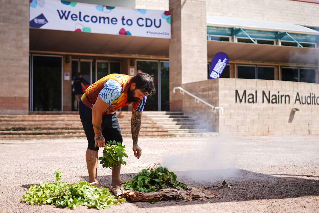 Their arrival at CUD was marked by a traditional smoking ceremony.
