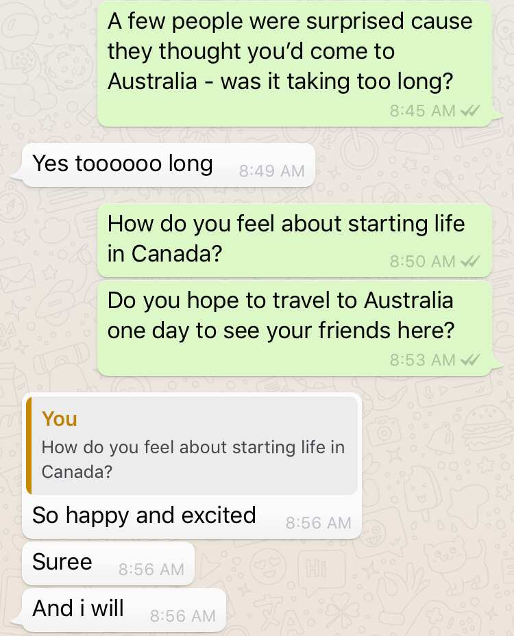 The teen told SBS News she feared for her life if she stayed in Thailand. 