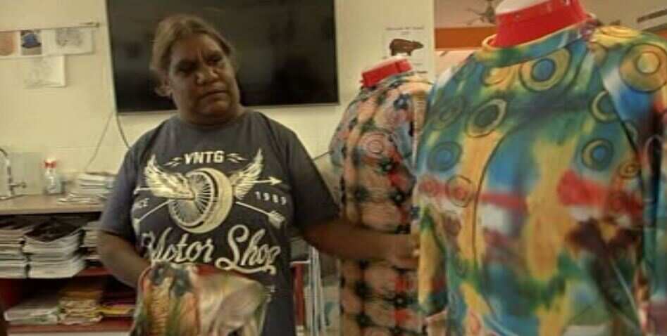 Some of the designs have been printed on fabric and made into clothes.