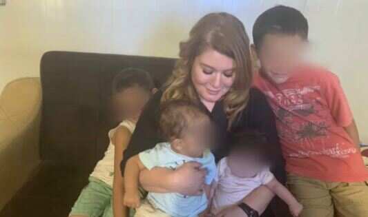 Sonya Abbas visited her family at the al-Hawl camp in July.