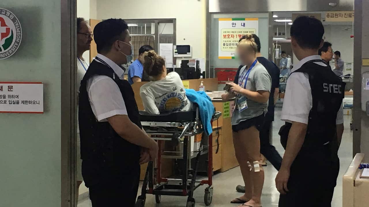 Nine foreign athletes are reportedly among those injured including four Americans, two New Zealanders, one Dutch, one Italian and one Brazilian.