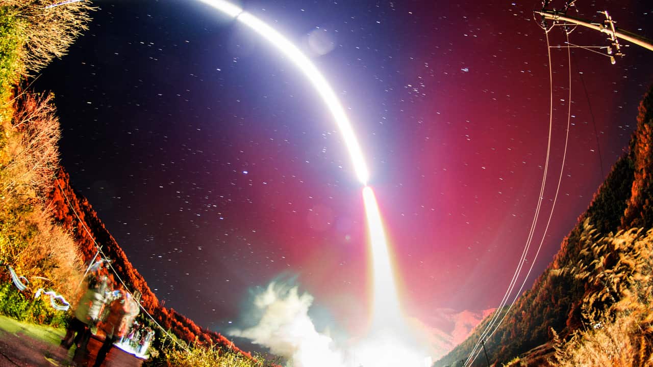 The Chang'e-4 blasts off from the launch pad at the Xichang Satellite Launch Center on 8 December 2018.