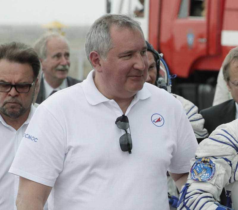 Roscosmos state space corporation head Dmitry Rogozin.