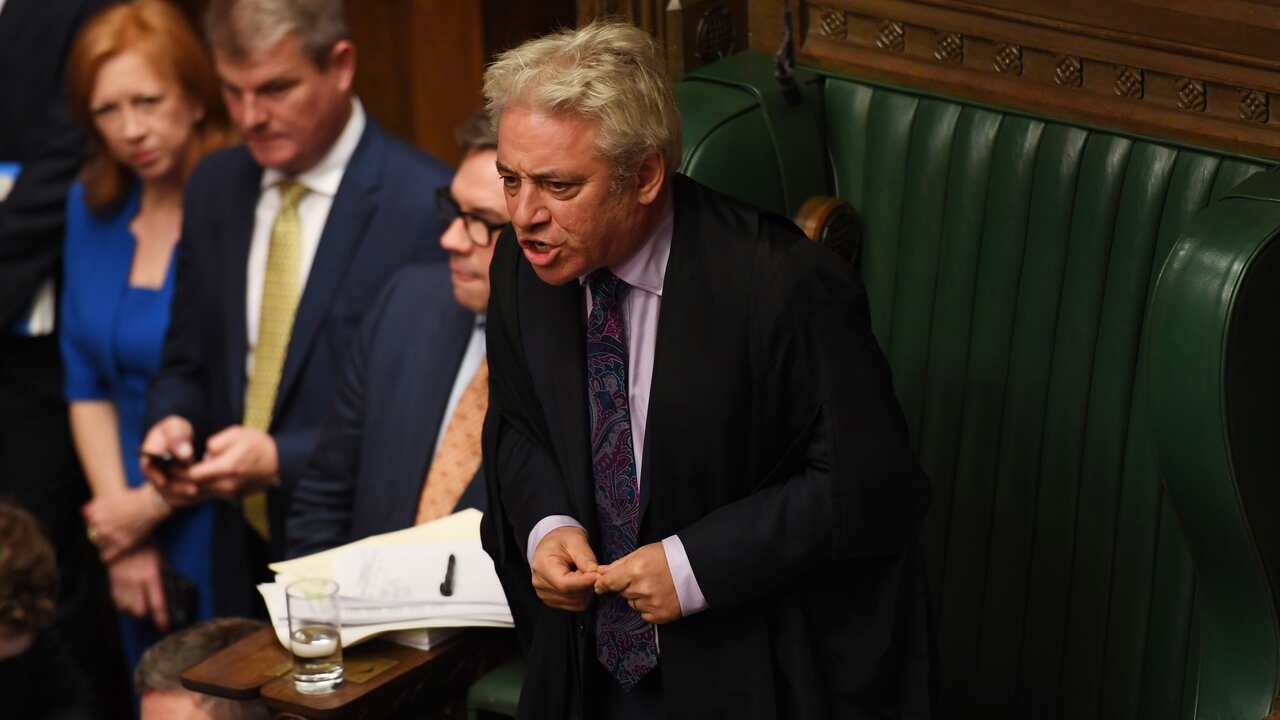 Speaker of the House of Commons, John Bercow (AAP)