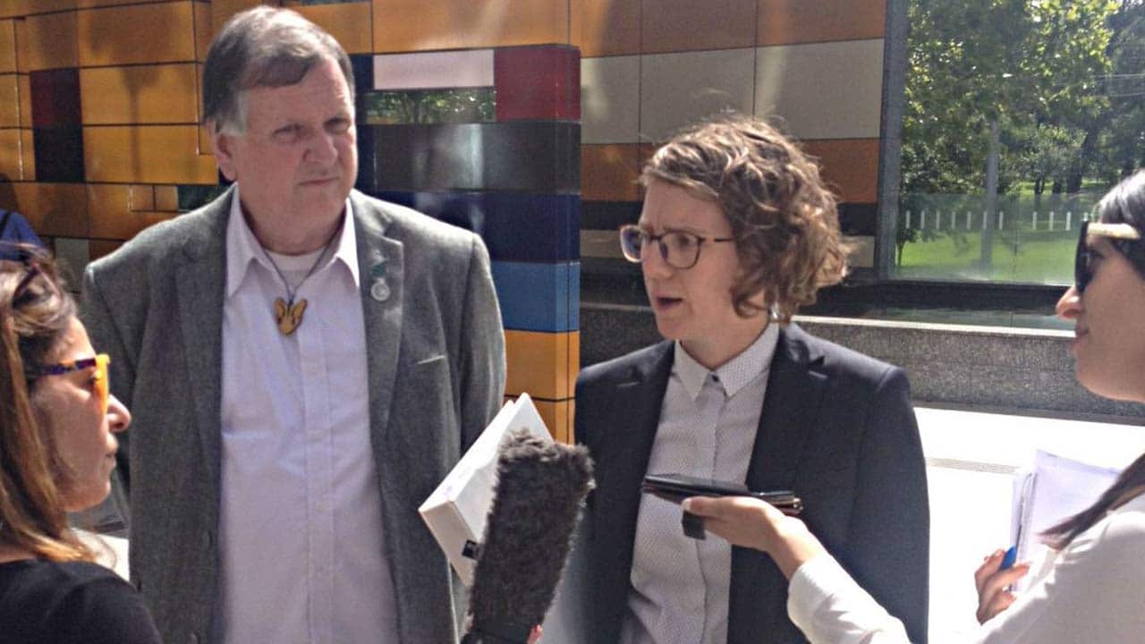Steve Meacher from Friends of Leadies and Danya Jacobs speak to the media about the decision.
