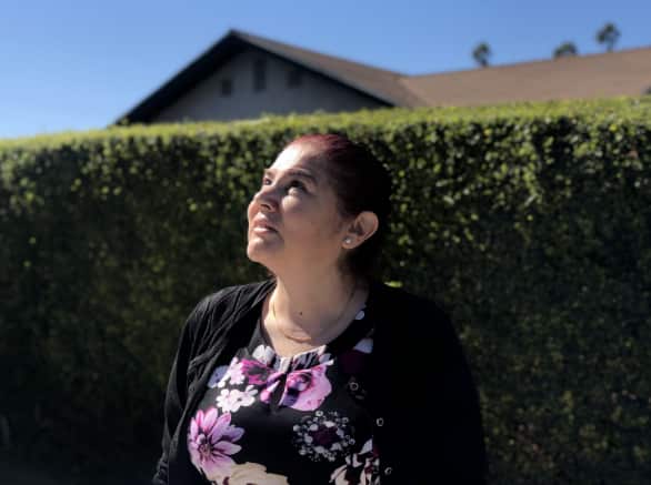 Single mother Araceli says her faith helped her overcome COVID-19.