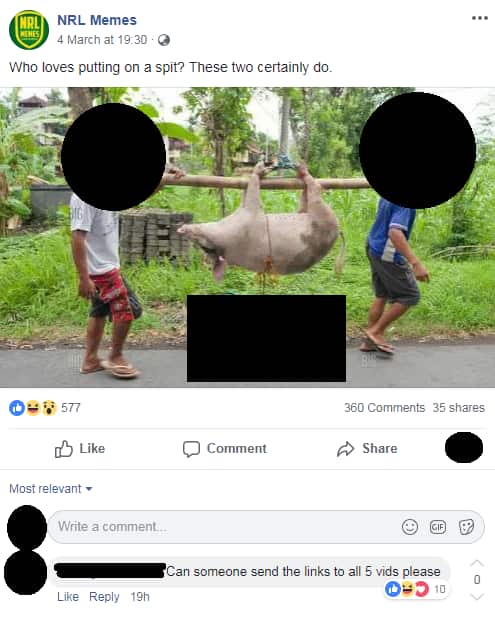 Facebook comments