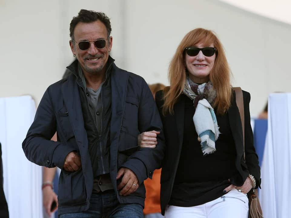 Bruce Springsteen and Patti Scialfa 