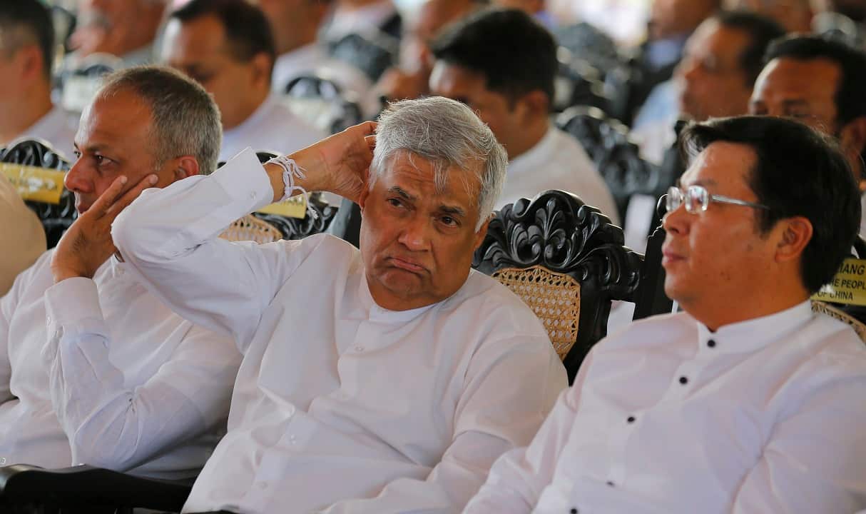Sri Lankan Prime Minister Ranil Wickremesinghe