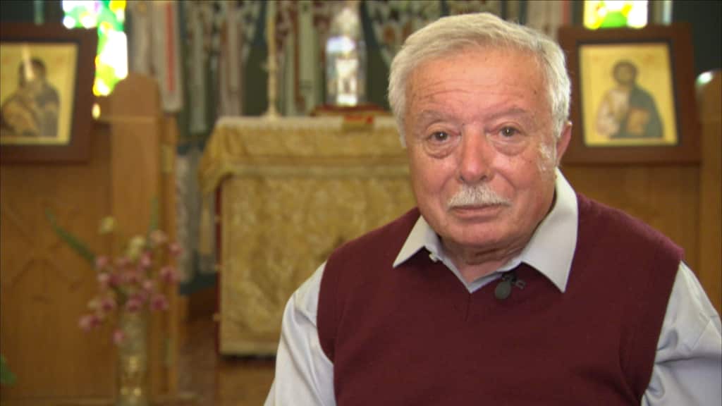 St Basil's Nursing Home resident Spiros Vossos - SBS