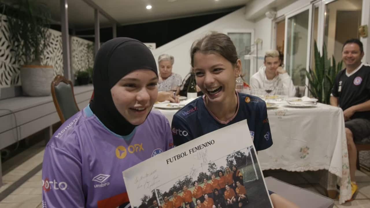 Aisha (left) and Aliya