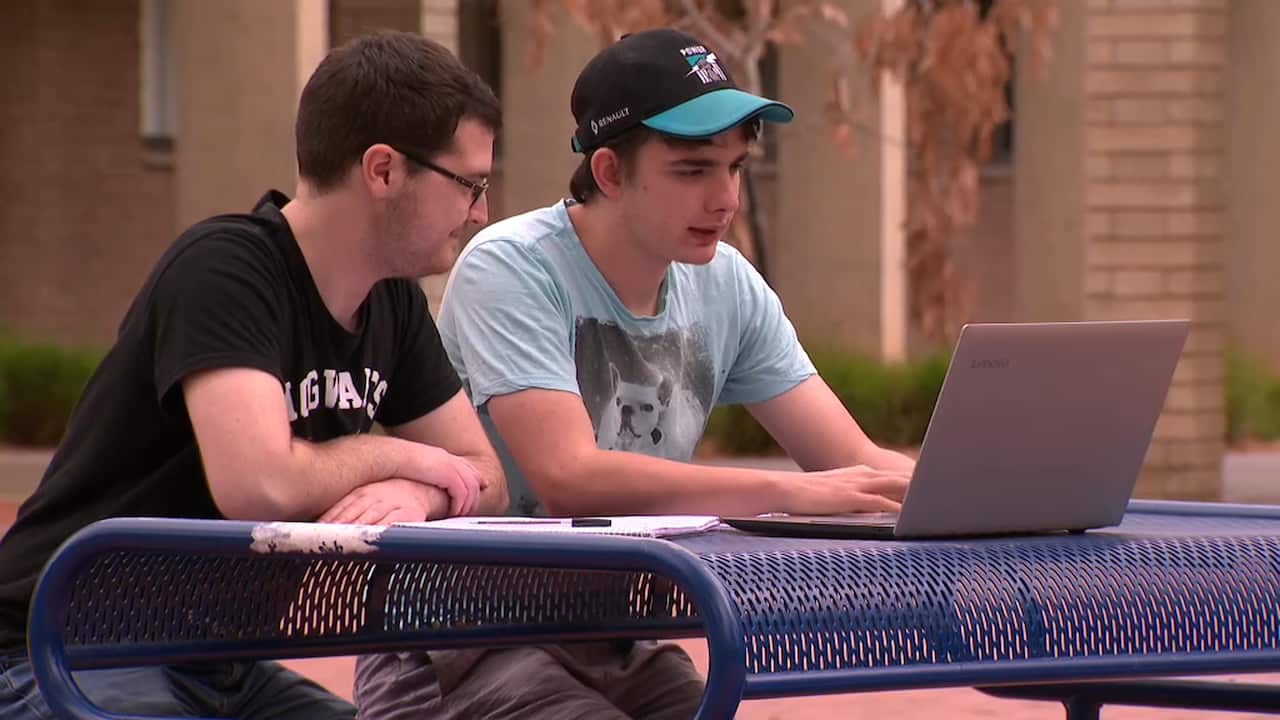 Student Jarryd Rowley also struggled on Newstart