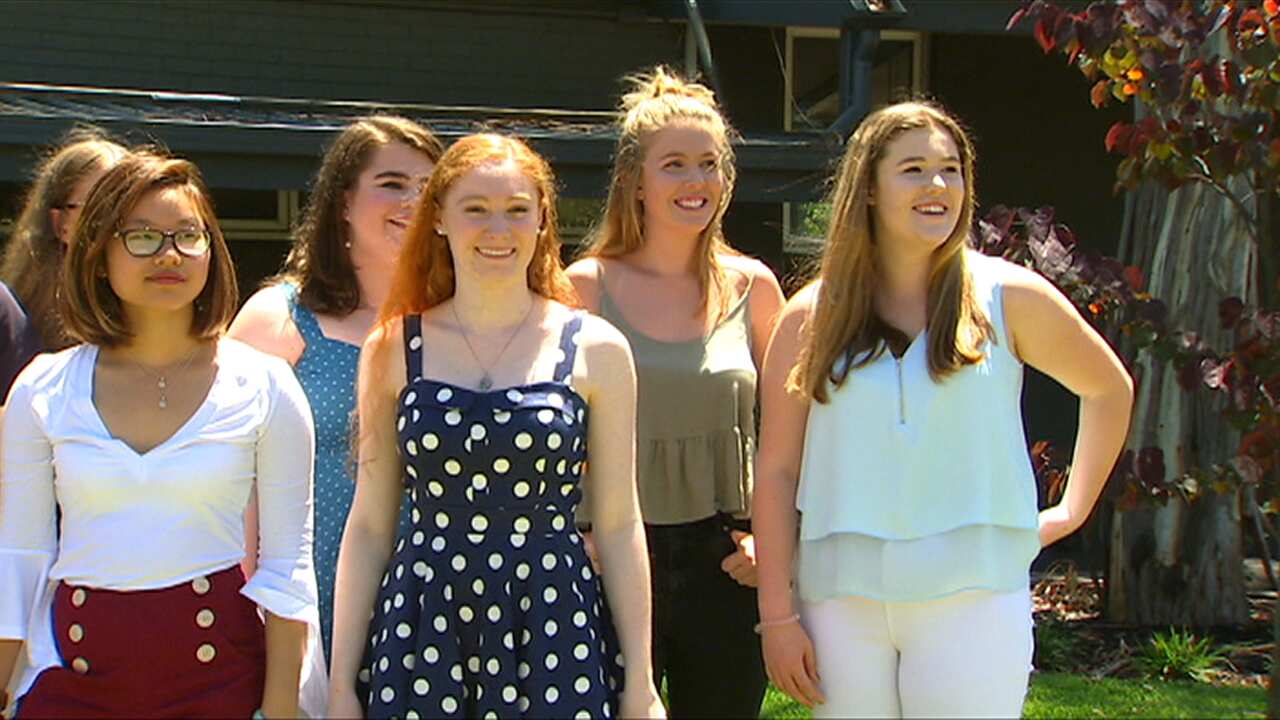 Some of the students that took part in the 2017 International Baccalaureate Diploma Program.