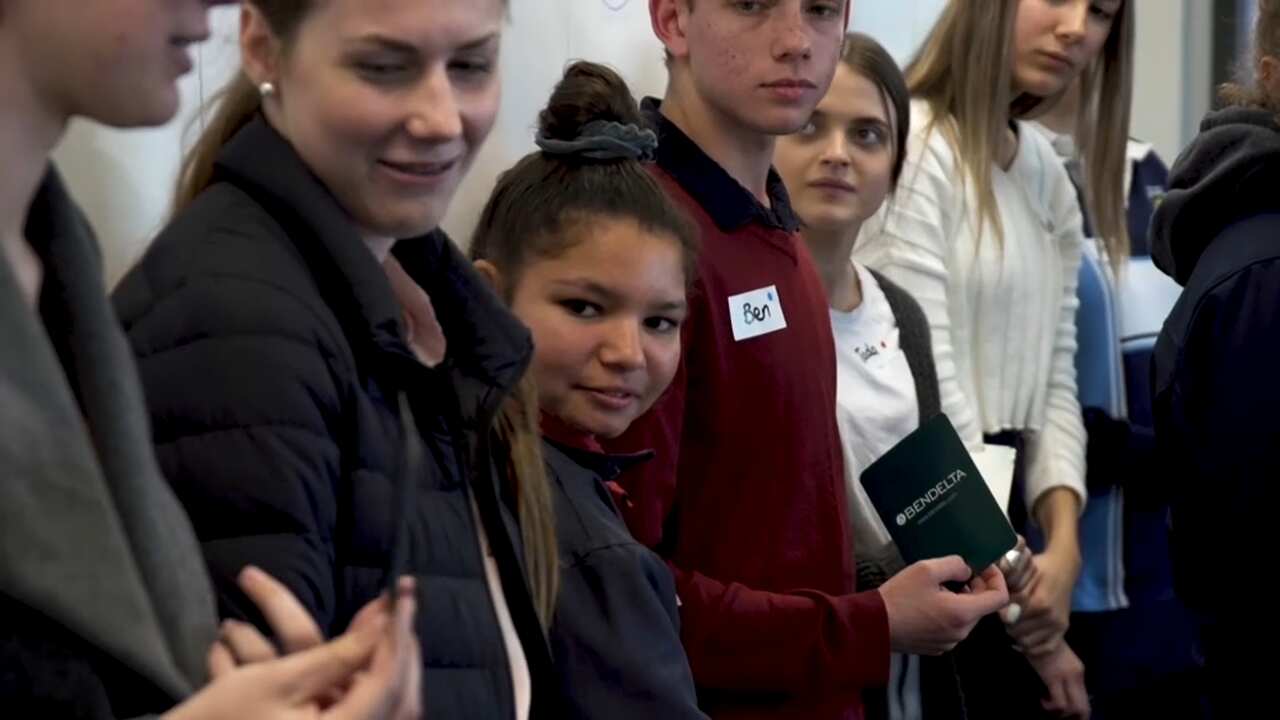 It's hoped all of the students will be able to go into full-time employment, or enrol in university, come the end of next year.