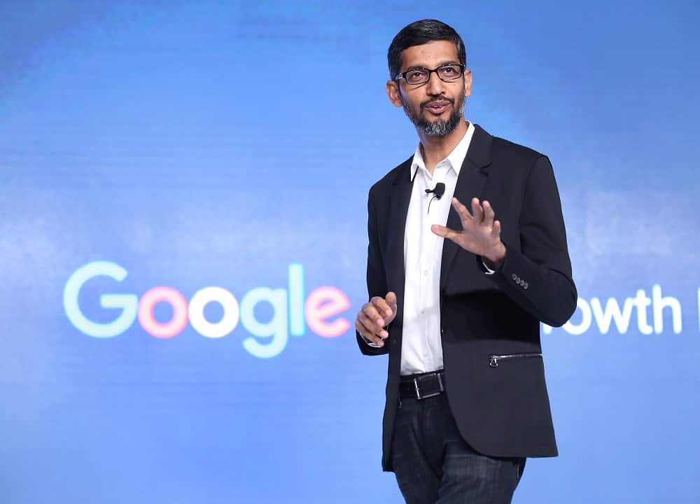Google Chief Executive Officer Sundar Pichai 