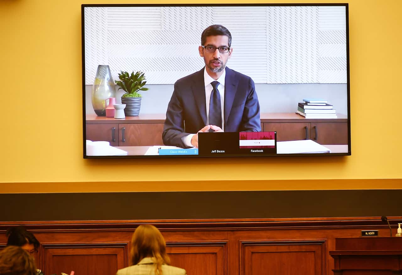 Google CEO Sundar Pichai testifies before the House Judiciary Subcommittee