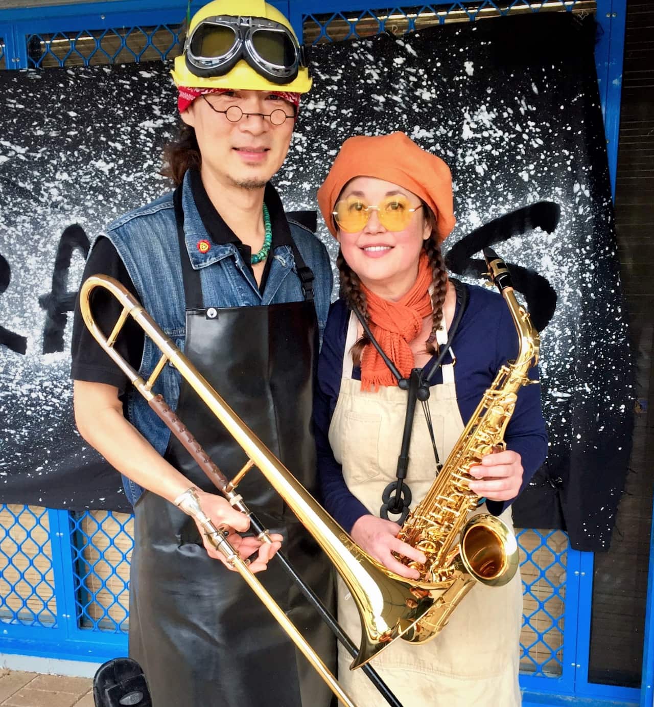 Kaiki and Sunny Suzuki play with a local band called the Ravens.