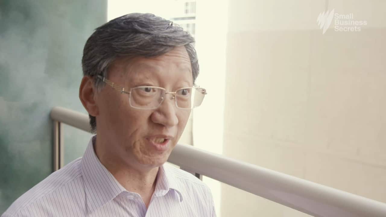 Building manager Sunny Sun says digital water meters have reduced consumption.