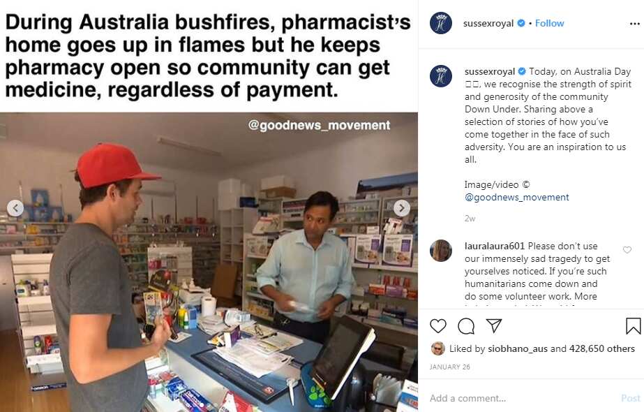 Raj Gupta's story was shared by the Duke and Duchess of Sussex.