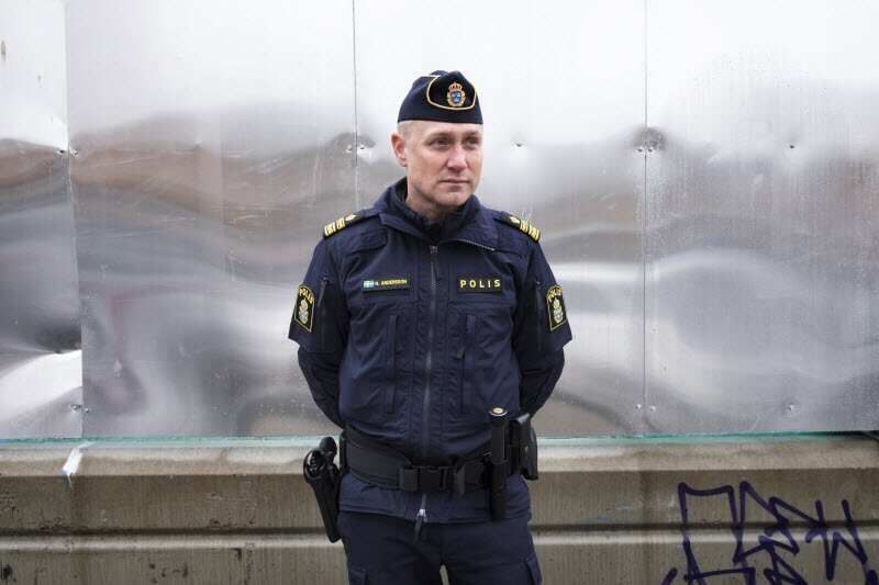 Niclas Andersson, Rinkeby's police chief, has said that fears of crime in the district are overblown.
