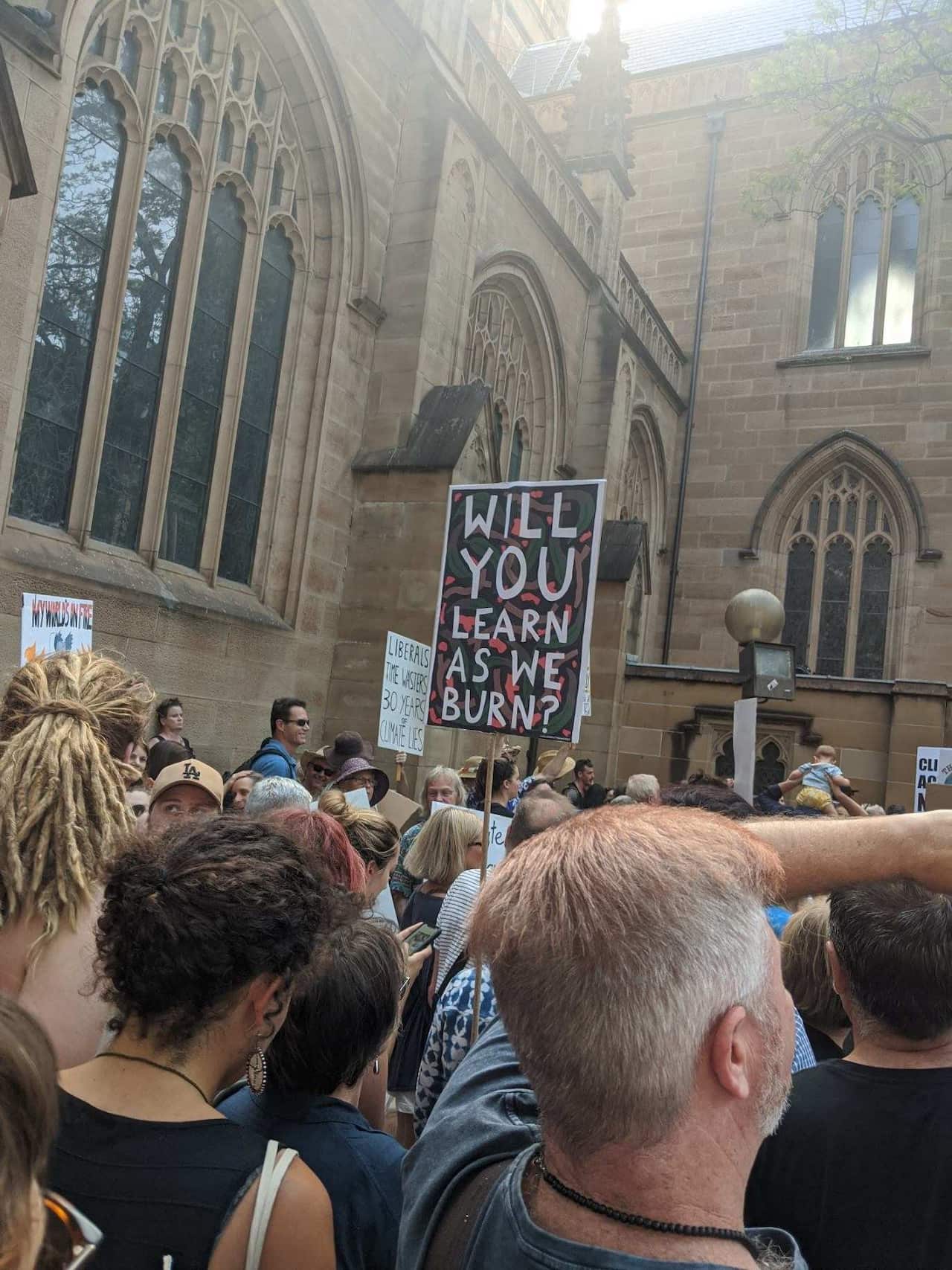 Protesters have also called for pa for volunteer firefighters.