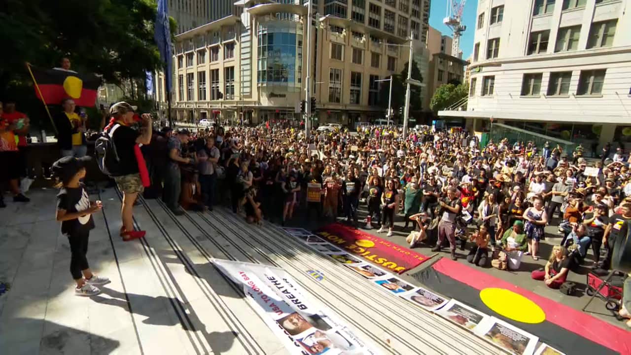 Protesters in Sydney