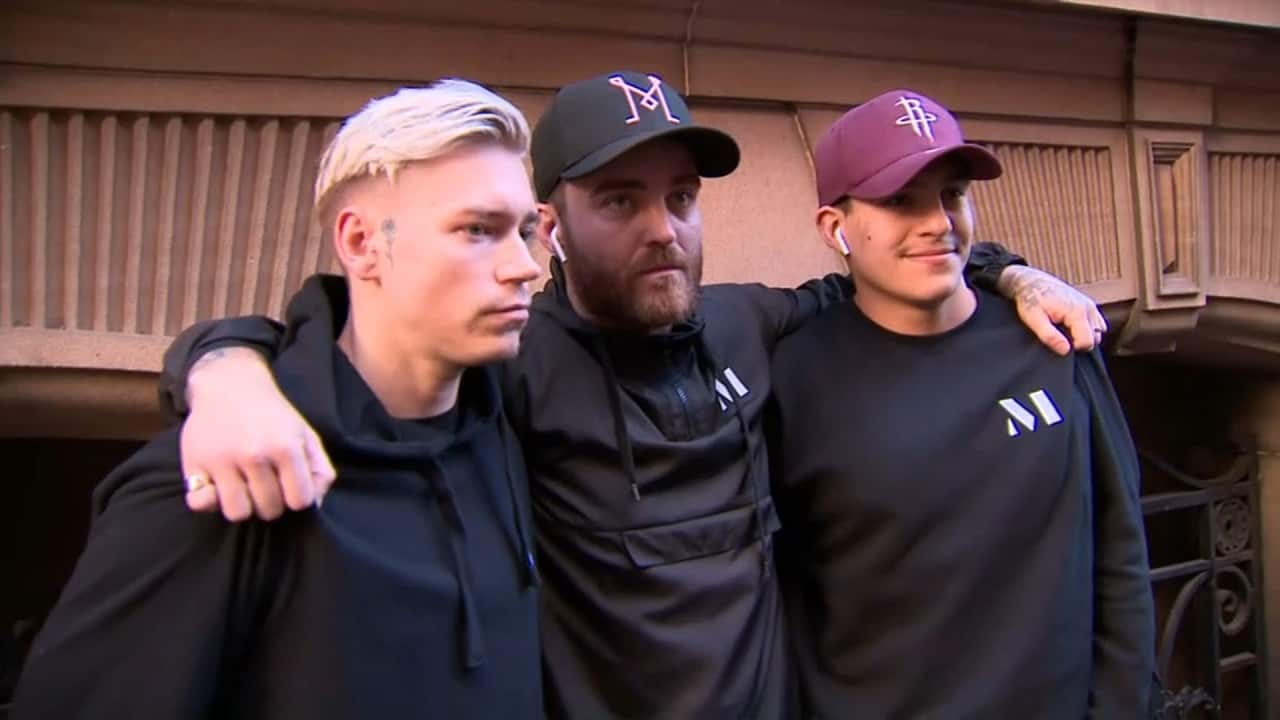 aLee Cuthbert, Paul O'Shaughnessy and Alex Roberts.